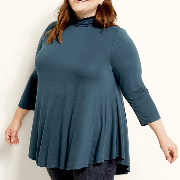 Lane Bryant • Mock Neck Max Swing Tunic - Picture 1 of 12